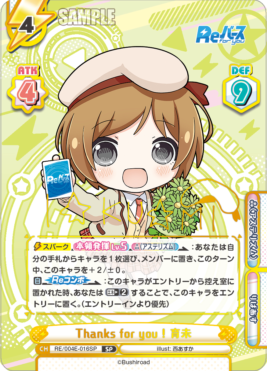 Thanks for you ! 育未