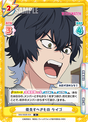 優先すべきもの ケイゴ